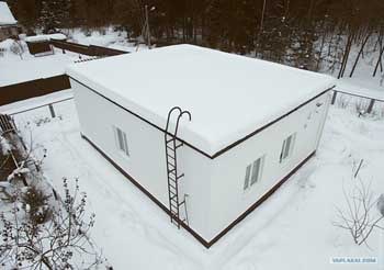 Плоская крыша фото