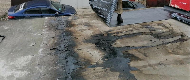 Ремонт плоской кровли